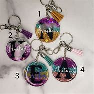 Image result for Glitter Acrylic Keychain Sayings