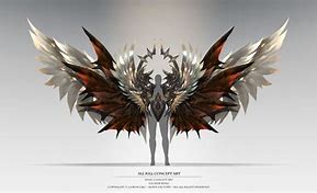 Image result for Angel Character Concept Shadow Wings