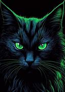 Image result for Green and Black Cat