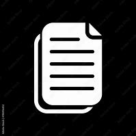 Image result for Document Icon White