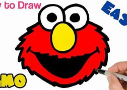 Image result for Easy to Draw Elmo