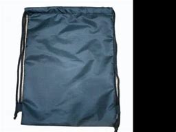 Image result for Plain Black Drawstring Bags