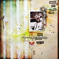 Image result for Mixed Media Scrapbook Layouts