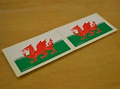 Image result for Welsh Flag Butterfly Car Stickers