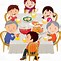 Image result for Christmas Dinner with Family Clip Art