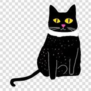 Image result for Black Cat Desktop Cute Doodle