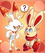 Image result for Pokemon Scorbunny and Embit