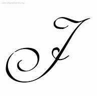 Image result for Cursive Letter J Tattoo