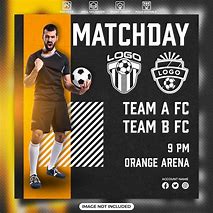 Image result for Soccer Matchday Template