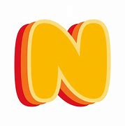 Image result for Orange Letter N