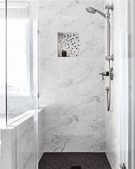 Image result for Marble Tile Shower Walls