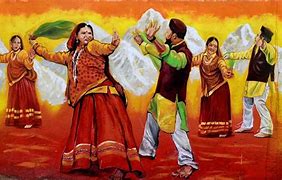 Image result for Drawing of Uttarakhand Culture