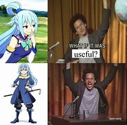 Image result for Aqua Anime Memes