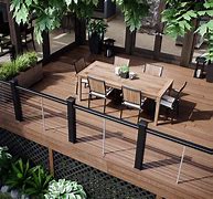 Image result for Wood Deck Railing Design Ideas