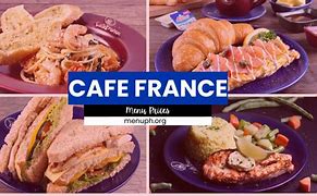 Image result for Cafe France Menu Philippines