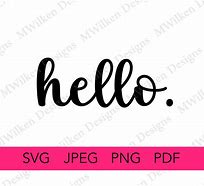 Image result for Hello 34 SVG