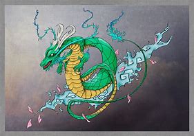 Image result for Neon Dragon Drawing