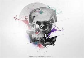 Image result for Broken Skull Art