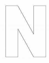 Image result for Letter N Cut Out