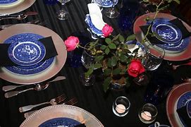 Image result for Blue Willow Table