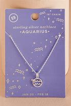 Image result for Aquarius Zodiac Necklace