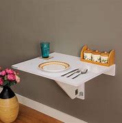 Image result for White Wall Mounted Table