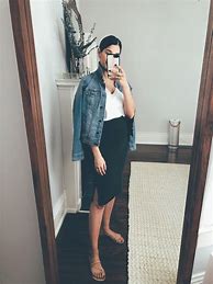 Image result for Wearing Midi Skirt and Sweater