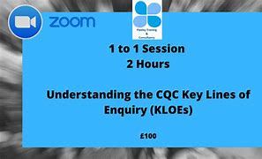 Image result for Key Lines of Enquiry CQC