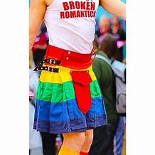 Image result for Rainbow Kilt