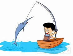 Image result for Catching Fish Clip Art