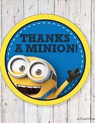 Image result for Animated Minion Thank You