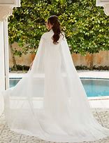 Image result for Chiffon Wedding Cape