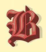 Image result for Classic Letter B