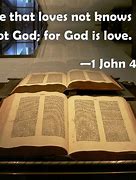 Image result for 1 John 4 8 KJV