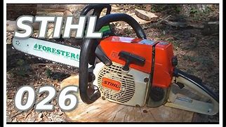 Image result for Stihl 027 Chainsaw