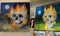 Image result for Skull and Roses Minecraft Painting