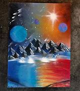 Image result for Space Acrylic Art