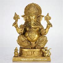 Image result for Brass Ganesh Statue