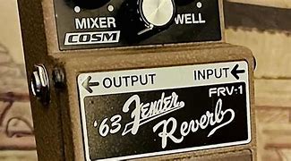 Image result for Fender 63 Reverb Pedal