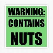 Image result for No Nuts Warning Sign