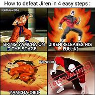 Image result for Yamcha Down Meme