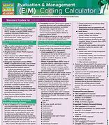 Image result for E/M Coding Cheat Sheet