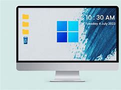 Image result for Clock Widget Windows 11