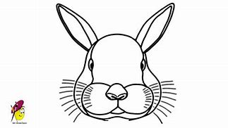 Image result for Easter Bunny Face Drawing