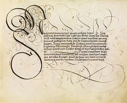 Image result for 1600 Calligraphy