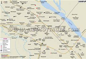 Image result for Kanpur City Map