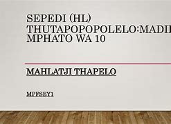 Image result for Sepedi Speech