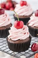 Image result for Red Cupcakes Cherry