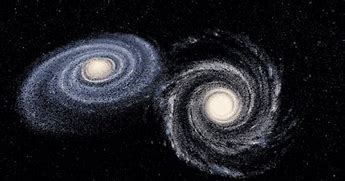 Image result for Andromeda Galaxy Collides with Milky Way