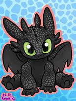 Image result for Chibi Toothless Drawing